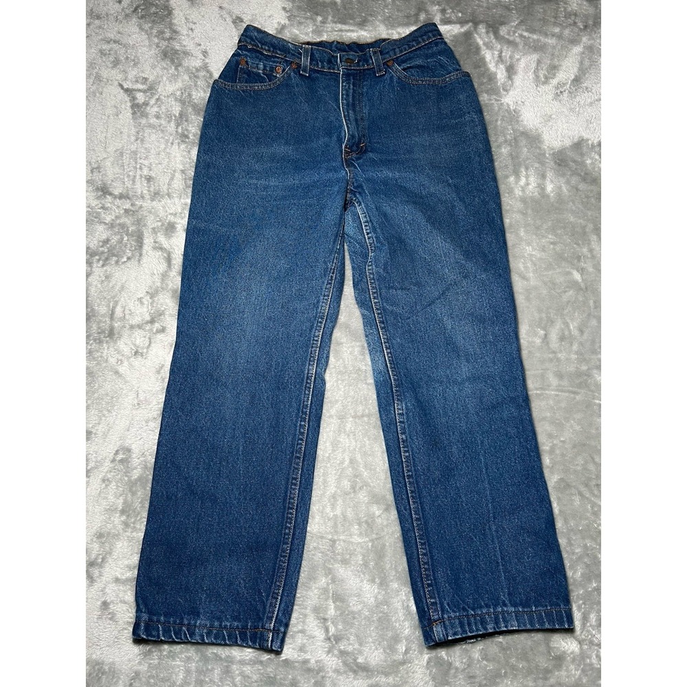 Levi's Jeans Women 28x25 18505-0213 Vintage High Rise Straight Leg USA Read Disc